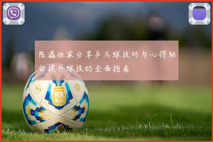 陈磊独家分享乒乓球技巧与心得助你提升球技的全面指南